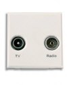 Diplexed TV and Radio Socket